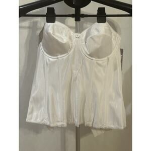 NWT Dominique White Corset size 36C